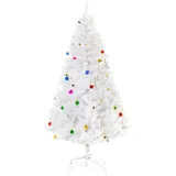 Homcom Künstlicher Weihnachtsbaum Weiß 180 cm