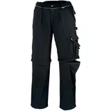 teXXor 2-in-1 Arbeitsbundhose Canvas 320 mit Cordura, 20-008358-24,Schwarz( Black) ,24