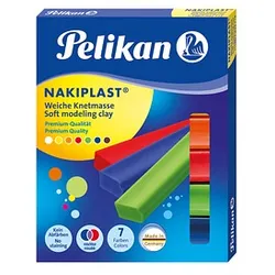 Pelikan Knete Nakiplast 196/7 farbsortiert, 125,0 g