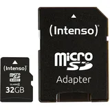 Intenso microSDHC 32GB Class 4 Speicherkarte inkl. SD-Adapter, schwarz