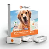 Weenect XS für Hunde - NEU Mini GPS-Tracker für Hunde | GPS-Tracking in Echtzeit | Kleinstes Modell auf dem Markt | Abonnement | Wasserdicht