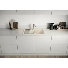Blanco Adira 45 S rechts Einbau von Oben silgranit felsgrau Handbetätigung 780 x 500 mm