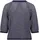 Cartoon Strickpullover Dunkelblau/Weiß 40