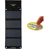 NITECORE FSP30 Tragbares Solar-Ladegerät, 30 W, USB-A und USB-C, 3 Ausgangsanschlüsse, hohe Effizienz, 4 faltbare Panels für Camping, Wandern, Van, Wohnmobil, Reisen, kompatibel mit Telefonen und