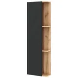 Planetmöbel LUX Badmöbel 40 x 130 x 17 cm Gold Eiche/Anthrazit