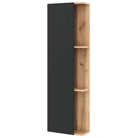 Planetmöbel LUX Badmöbel 40 x 130 x 17 cm Gold Eiche/Anthrazit