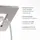 just light. Deckenfluter 1D13NT00C020A Silber