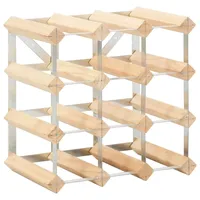 vidaXL Weinregal 22,5 x 32,5 x 22,5 cm Beige