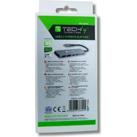 TECHLY Hub USB 4p. 2USB 3.2-2USB-C