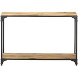 vidaXL Konsolentisch 110x30x75 cm Massivholz Mango