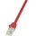 Logilink Cp1024u RJ45 Patchkabel Cat 5e U/UTP Rot mit Rastnasenschutz