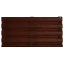 Andrewex Sichtschutzelement Goch 90 x 180 cm Braun Holz