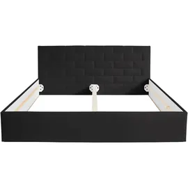 Westfalia Schlafkomfort Polsterbett 200 x 200 cm Schwarz
