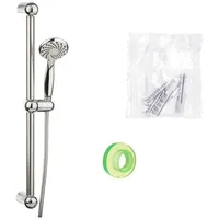 Berilo Duschset, Weiß, Silber, Metall