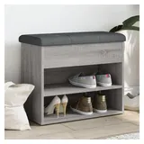 vidaXL Schuhbank 62 x 50 x 32 cm grau / grau