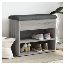 vidaXL Schuhbank 62 x 50 x 32 cm grau / grau