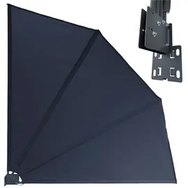 Quick Star Sichtschutzfächer 140 x 140 cm Grau