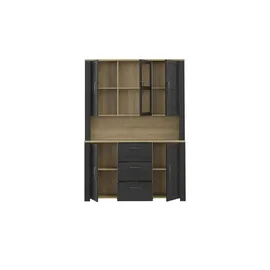 Möbel Kraft Buffet Toneo 146,1 x 42 x 205,4 mehrfarbig