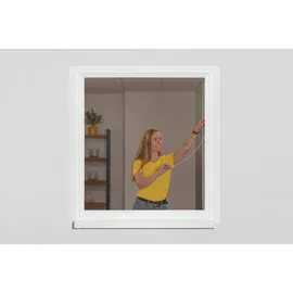 Schellenberg Fliegengitter Fenster Easy Click 100 x 120 cm Weiß