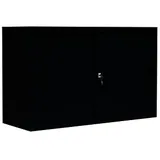 Lüllmann Schiebetürenschrank, 550129 tiefschwarz 1 Fachboden 120,0 x 45,0 x 75,0 cm