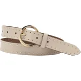 Vanzetti Nietengürtel, Leder, Dornschließe, für Damen, CREAM, 90