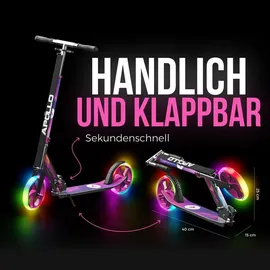 Apollo City Scooter Phantom Pro LED pink