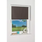 K-HOME Seitenzugrollo Thermo Klemmfix-Rollo 90 x 150 cm braun
