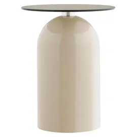 VCM ebuy24 Eckbord Solveig 40 x 40 cm) | Beige - Beige