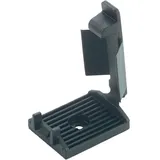 HellermannTyton FKH25-HIR-BK-C1 Befestigungssockel schraubbar 151-16250 für Flachbandkabel, schlagz