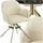 Tectake Drehstuhl Lona Samt creme/gold