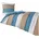 Nordic Stripe Blue gestreift 135 x 200 cm 80 x 80 cm