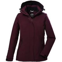 KILLTEC Damen Funktionsjacke KOW 37 WMN JCKT, dunkelpflaume, 36,