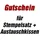 Trodat Gutschein für Stempelplatte für trodat 5204 mit Logo