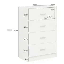 KADIMA DESIGN Design Sideboard WL5.864 Hochglanz 60x90x30 cm Anrichte Holz | Gr.: onesize