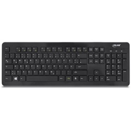 InLine Design Desktop, Tastatur-Maus Set, USB 2,4GHz, max. 1600dpi, schwarz