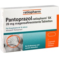 Ratiopharm Pantoprazol-ratiopharm SK 20 mg bei Sodbrennen