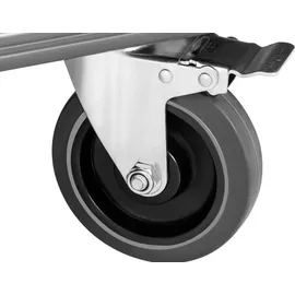 Uniprodo Reinigungswagen 150 kg Schwarz 2 St.