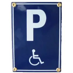 Emailschild Parken Behinderte