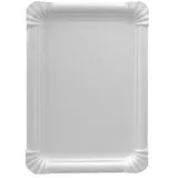 Papstar 25 Teller, Pappe "pure" eckig 16,5 cm x 23 cm weiss