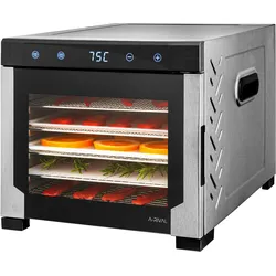 A-rival Dörrautomat | Edelstahl Profi Dörrautomat  mit Touch Control