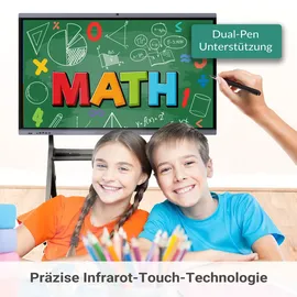 Xoro MeetingPad 65 Zoll interaktives Whiteboard Grau