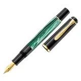 Pelikan Classic M200 grün marmoriert, rechte Hand, mittel,