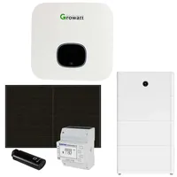 Growatt 9kWp PV Komplettanlage mit Glas Glas Modulen und