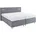 Westfalia Schlafkomfort Boxspringbett, wahlweise mit LED-Beleuchtung, grau