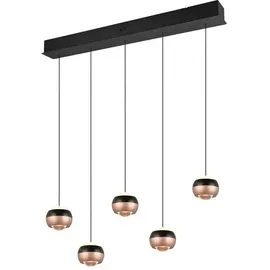Trio Orbit 1-flg. 100 cm schwarz Metall