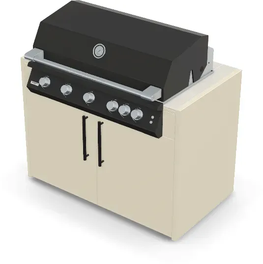 Brabura Fusion 500 RM Modul| Neuestes Edelstahlmodell - Iron Frost / Perle Blanche / Matt schwarzer Griff