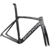 Bianchi Oltre Xr4 Cv 2023 Straßenrahmen - Graphite Race / Grey Shade Matt / Metal Mirror Logo Glossy - 47