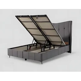 xl moebel gmbh s Boxspringbett Elegantes Kopfteil für maximalen Komfort und Stil - Grau