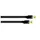 Cordial 15575 RJ45 Patchkabel CAT 7a S/FTP 0.50m Schwarz PUR-Mantel 1St.