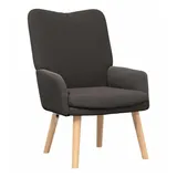 vidaXL Sessel 63 x 67 x 94 cm dunkelgrau 1 St.